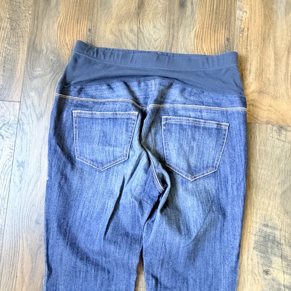 Maternity flared denim jeans size 2 regular natural fibers cotton denim in Blue - Picture 6 of 7